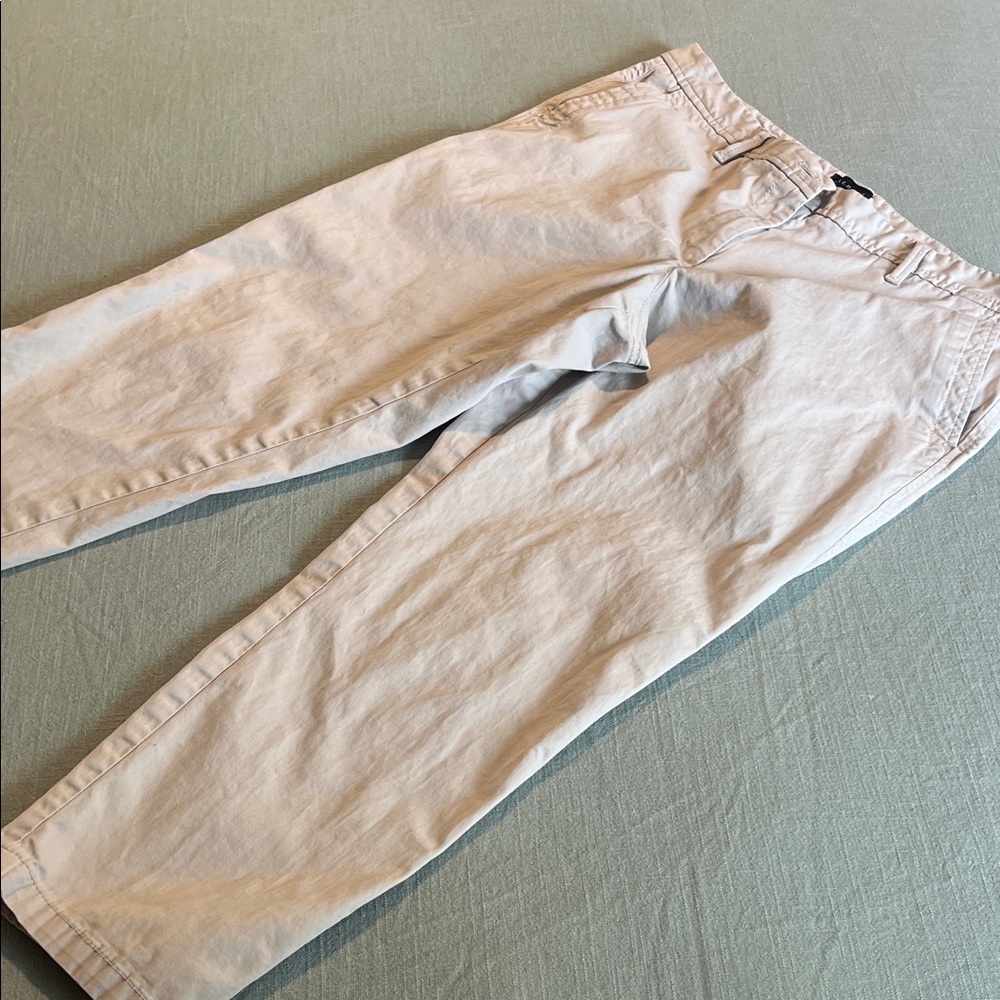 Talbots Khaki Cropped Chino Pants